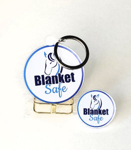 Blanket Safe Pin, Blanket Safe Logo, Blanket Safe Swag, Blanket Safe Key Chain
