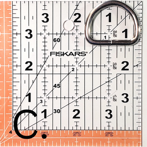 Blanket Safe D Rings 1.75in x 1.25in. Fits 1.5in webbing. 