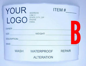 Custom Blanket Bag Labels - Blanket Safe 